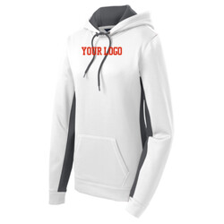   - Ladies Sport Wick ® Fleece Colorblock Hooded Pullover